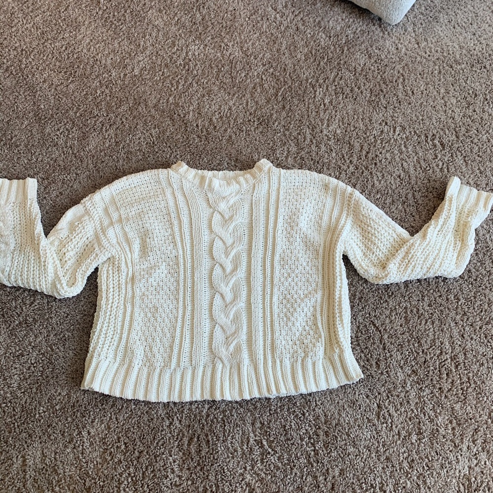 White sweater!